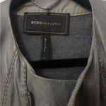 BCBGMAXAZRIA  Taupe Leather Vest Photo 1