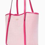 Kate Spade Authentic  Leather/canvas zip tote Photo 14