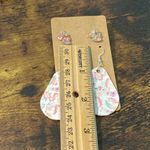 None Floral Unicorn Statements Earrings Pair Set Studs And Dangles Vegan Leather Photo 5