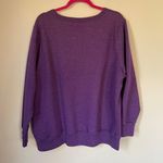 Just My Size purple Crewneck sweatshirt Cotton Poly Women’s size 2X (18W/20W) Photo 3