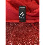 Windsor  USA Red Spaghetti Strap Tank Bodycon Shimmer Mini Cocktail Dress Large Photo 9