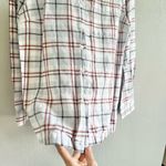 Pendleton [] Plaid Linen Blend Button Down Collared Shirt-Medium Photo 4
