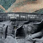 Denizen from Levi's Denizen Levi’s 216 Skinny Jeans Mid Rise Black Wash Women’s 28x30 Stretch Denim Photo 13