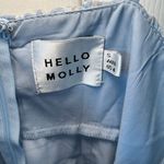 Hello Molly Light Blue Floral Mini Dress Size 4 Photo 7