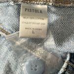 Pistola Grover Field Suit Jumpsuit Women’s Large Disoriented Denim Button Front Photo 11