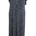 Bella Dahl Charcoal Gray Soft Knit T-shirt Midi Dress Size Large Cozy Gray Dress Photo 0