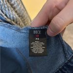 BKE  Denim Jacket with Knit Collar Photo 5