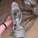 Alfani  Silver Glitter Heels size 6 Photo 2