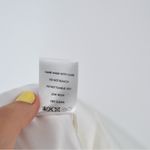 L'Academie NEW Abi Drawstring Pants Relaxed Straight in White Women's S Photo 9