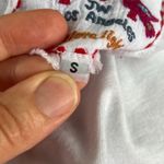 Johnny Was Women's White And Blue Embroidered Open Waterfall Jacket Size S Photo 6