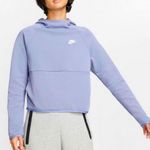 Nike Sportswear Tech Fleece Hoodie Purple Sz Medium Cropped Photo 0