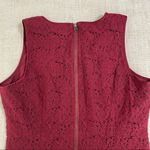 Banana Republic  Sleeveless Burgundy Lace Top Photo 8