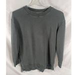 Varley Oversized Sweatshirt Side Zipper Pullover Dark Gray Women’s Size Small Photo 0