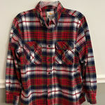 Field & Stream Men’s  Red Plaid Button Up Shirt Size Medium  Photo 0