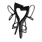 ON 34th Women's Square Open Toe Strappy Slingback Dress Sandals Black Size 9M Photo 5