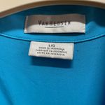 Van Heusen Womens Long Sleeve Button Down Shirt Top w/ Pockets - Blue Large Photo 4