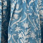 Michelle Farmer 100% Cotton Blue Floral Printed Mini Dress Size: M Size M Photo 8