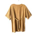 Vtg. SPEEDLIMIT MPH 100% Rayon Shirt and button down skirt. Size XL & medium. Tan Photo 2