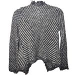 Anthropologie Angel of the North Tipperary Knit Sweater Jacket Gray Small EUC Photo 7