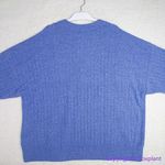 Madewell NEW Donegal dowden Henley Sweater in Coziest Yarn, blue, 2X Photo 14