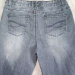 Relativity womans ‎ blue denim jean capri size 10 Photo 9