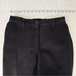 L.L.Bean Vintage Women’s Black Corduroy Classic Fit Curvy Pants Sz 10 Petite Photo 5