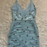 superdown Dress Dina Mini Sequins Light Blue Star Embellished S NWT New Photo 3