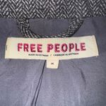 Free People  Heritage Cropped Blazer Herringbone Tweed‎ Double Breasted Size M Photo 4