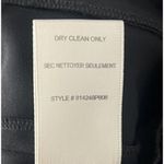 Rebecca Taylor High Waist Culottes Wide Leg Pants Cropped Silk Black Office Work Photo 5