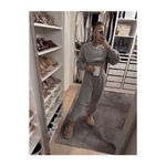 Alo Accolade Straight Leg Sweatpant Drawstring Pockets Heather Gray Unisex 2XL Size XXL Photo 3