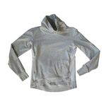 Lululemon  Rest Day Cowl Neck Womens Size 6 Gray White Pullover Photo 2