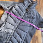 LL Bean Downtek Duck Down Fleece Lined Mock Neck Lightweight Jacket Black Photo 8