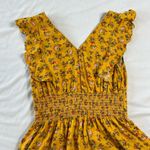 Matilda Jane Women's Small Fantasy Fancy Fairy Whimsical Yellow Floral Dress Photo 3