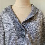 Banana Republic  Cowl Neck Button Sweatshirt Photo 1