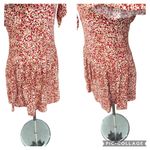 Reformation Adelina Floral Mini Dress Drop Waist V-Neck Ditsy Floral Size 2 Photo 6