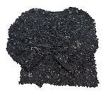 Tory Burch RARE  Size 6 Silk Blazer Textured Petals Hook Eye Jacket Logo Planets Photo 3