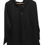 J Jill Fit Women's Black Out & About Zip Front Hoodie Activewear Jacket 2X Photo 0