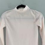 Free People Intimately  Mock Neck Long Sleeve Top Off-White M/L Photo 3
