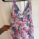 Pink Lily  BELIEVE IN DESTINY Multi Floral Maxi Dress size L Photo 4