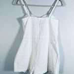 Jack by BB Dakota O'Hara Womens Waist Tie Embroidered Romper White Sz 0 Coquette Photo 13