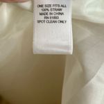 Denim & Co. Natural Straw Vacation Travel Summer Lined Beach Bag with Zipper Photo 10