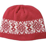 Lands' End Vintage Wool Winter Beanie Hat Fair Isle Nordic Ski OSFM Made In USA Photo 0