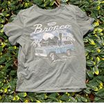 Officially Licensed Gray Green Ford Bronco Short Sleeve Graphic T Photo 0
