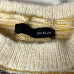 On Blue Pastel Stripe Textured Knit Sweater Women's L Size L Photo 4