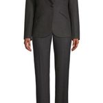 Elie Tahari Leena Dotted Plain Weave Suit Trousers Photo 2