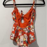 Eberjay NEW Eberjey One Piece Swimsuit Womens XS Hibiscus Kelly Vacation Resort Travel Photo 1