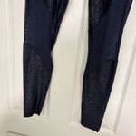 Nike  Dri Fit Blue‎ Shimmer Active Leggings Size Medium Photo 3