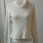 Bobeau  Teddy Bear High Low Sweater XS Cream White Casual Comfy Cozy Photo 0