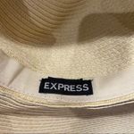 EXPRESS Euro Summer Floppy Straw Hat Rosé All Day Pink Ribbon Photo 1