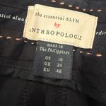 Anthropologie NWT The Essential Slim Trousers in Black size 16 Photo 7
